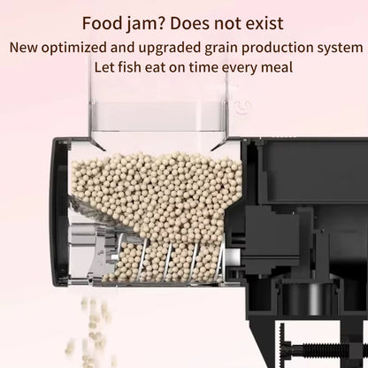 Intelligent Automatic Fish Feeder with Digital Timing Control for Aquariums
