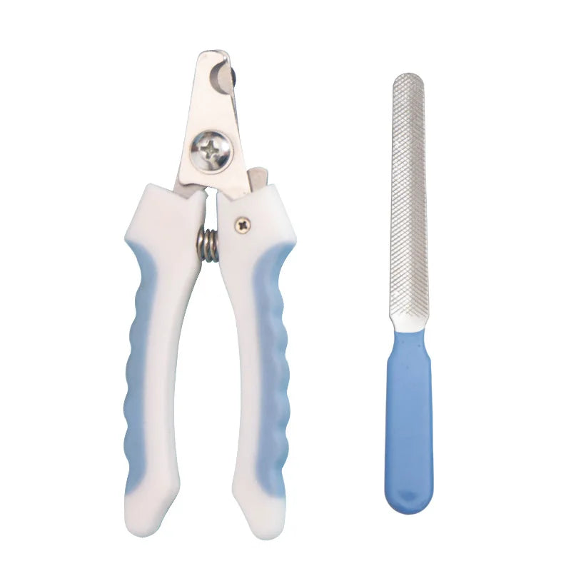 Professional Stainless Steel Pet Nail Clippers for Large Dogs and Cats - Multifunctional Grooming Scissors