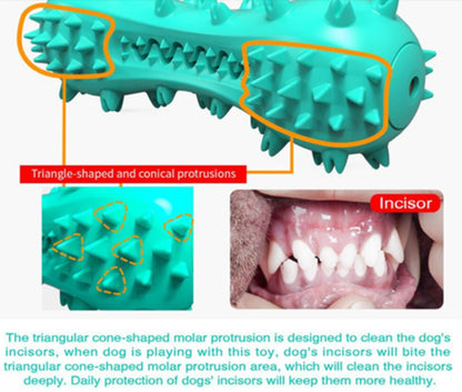 Rubber Molar Stick Chew Toys for Aggressive Dogs - Oral Health Cleaning Solution