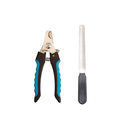 Professional Stainless Steel Pet Nail Clippers for Large Dogs and Cats - Multifunctional Grooming Scissors
