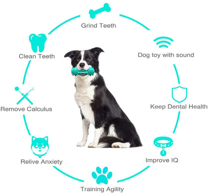 Rubber Molar Stick Chew Toys for Aggressive Dogs - Oral Health Cleaning Solution