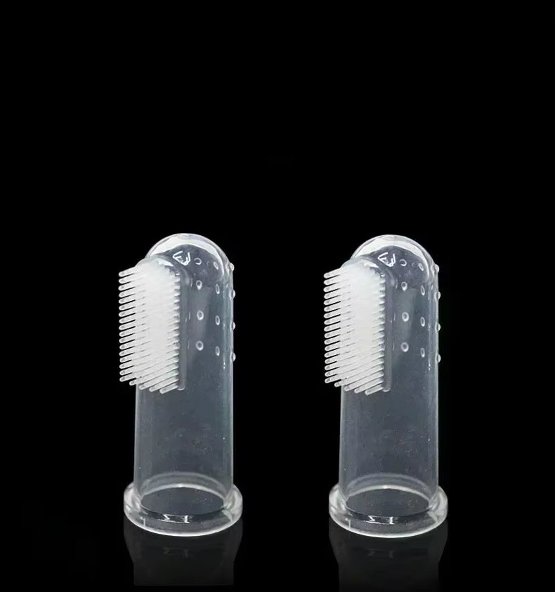 Premium Soft Pet Finger Toothbrush for Dogs - Oral Care Tool for Bad Breath and Tartar Removal