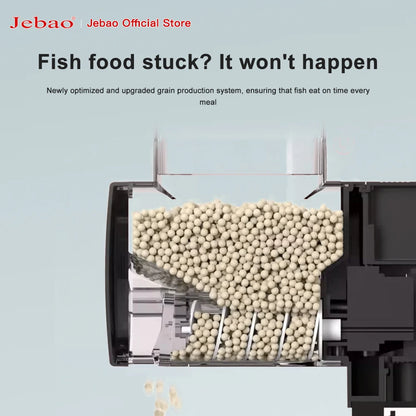 Jecod Intelligent Automatic Fish Tank Feeder with Digital Timer - Aquarium Feeding Accessory
