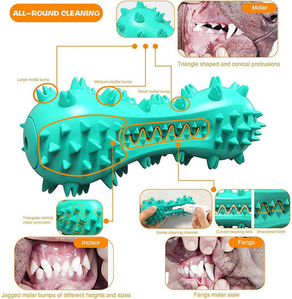 Rubber Molar Stick Chew Toys for Aggressive Dogs - Oral Health Cleaning Solution